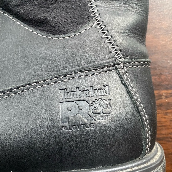 Black Timberland Boots (steel toe) - Picture 3 of 4